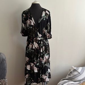 NWT Zara wrap dress m
